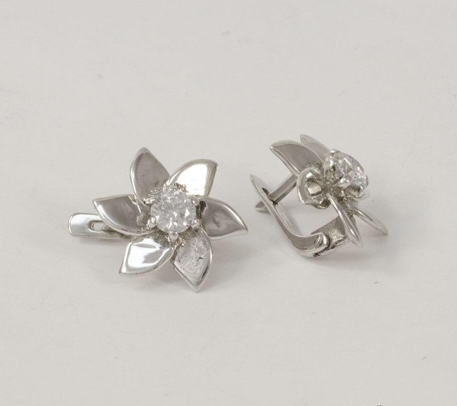 

Серьги подсолнухи Maxi Silver 2792