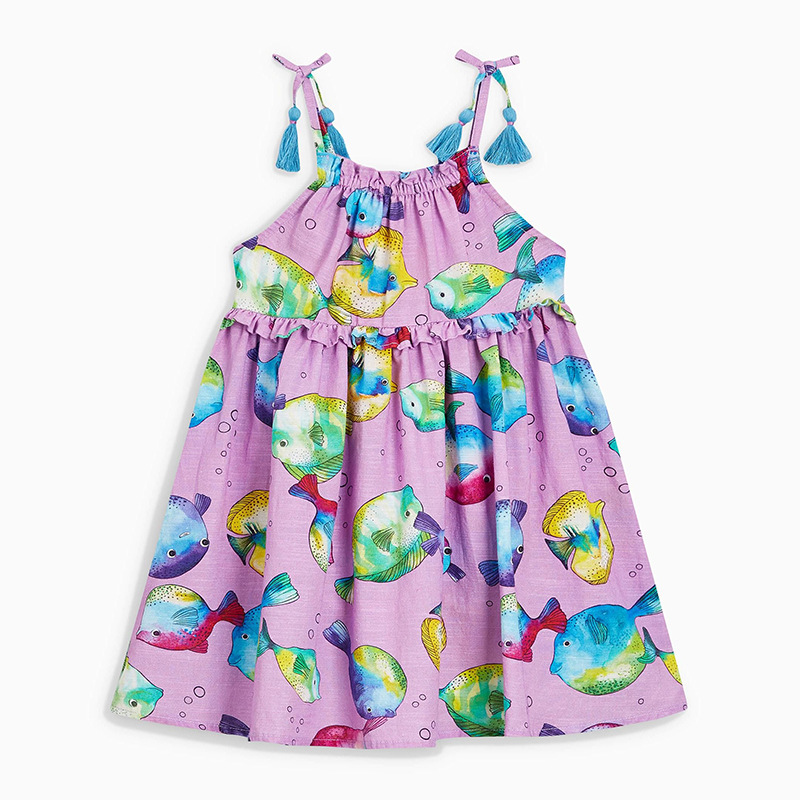 

Сарафан для девочки Рыбки Little Maven (92 / 2 года ) Розовый