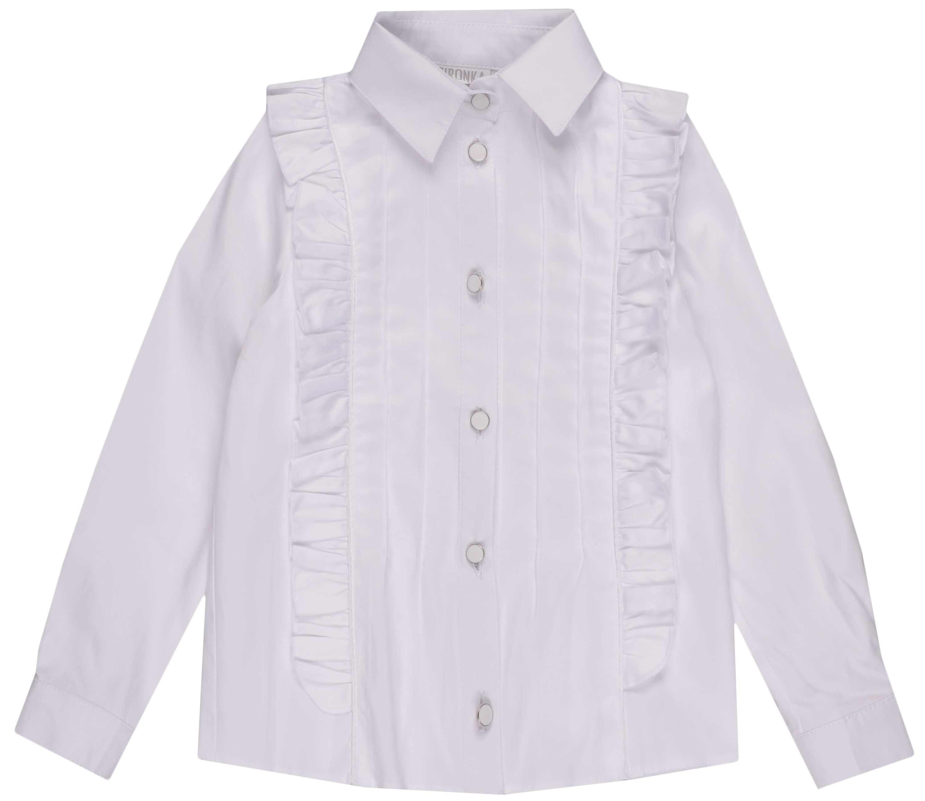 

Блузка для школьников Zironka Textile Classic 26-9014-1 ШФ 152 см Белая