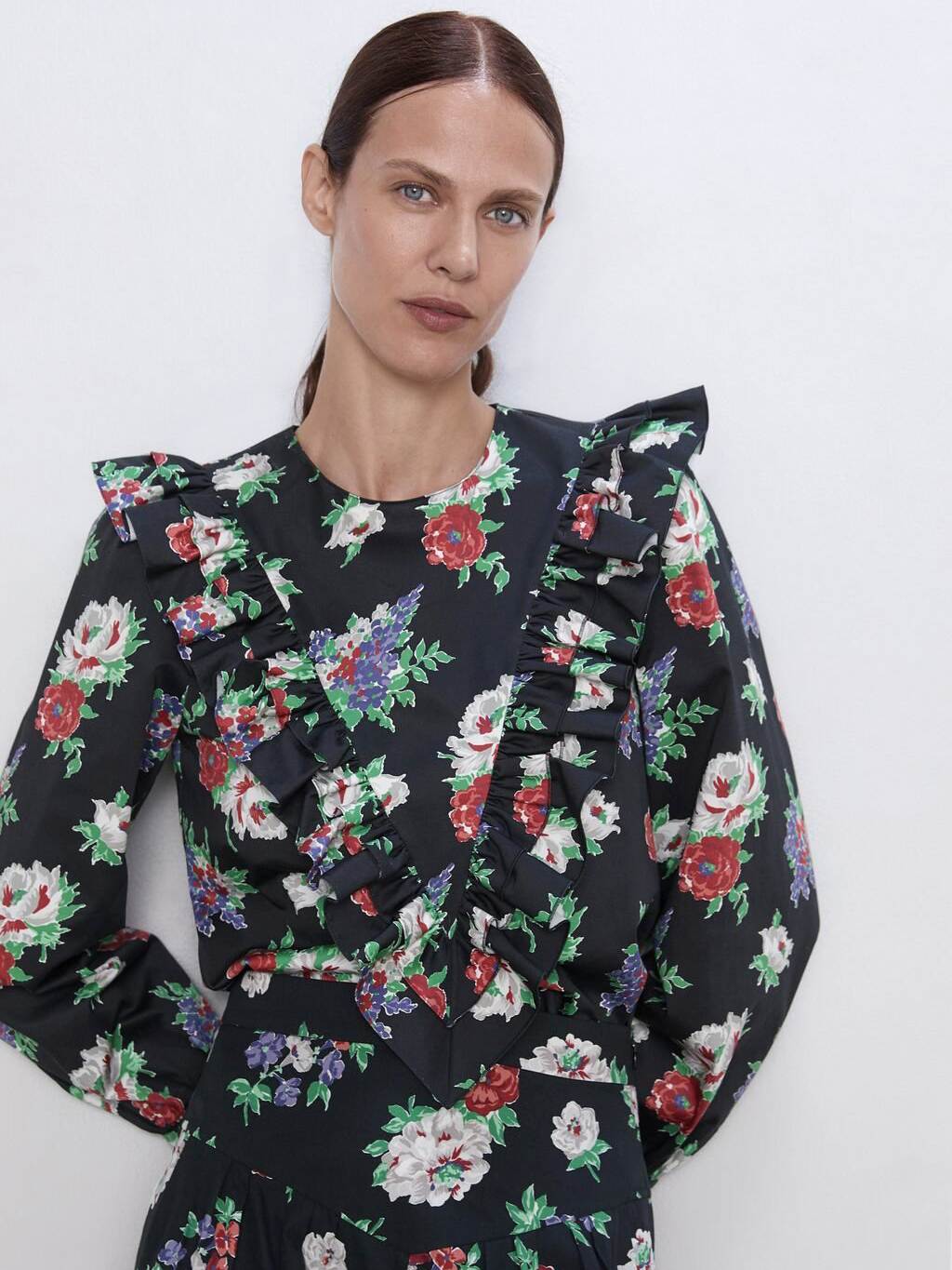 

Блузка Zara 07998076800 S Принт