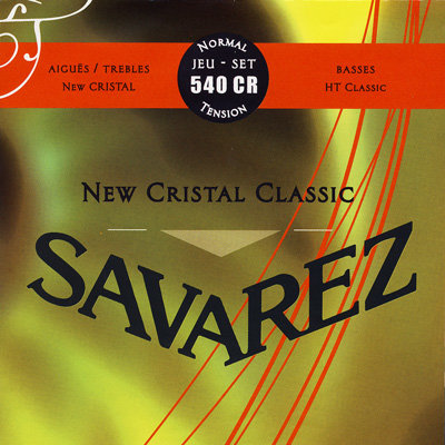 

Струны для классической гитары Savarez 540CR New Cristal Normal Tension