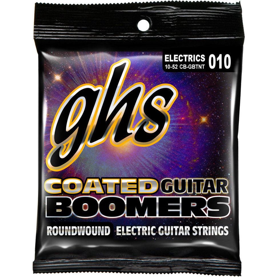 

Струны для электрогитары GHS CB-GBTNT Coated Boomers Thin/Thick 10/52