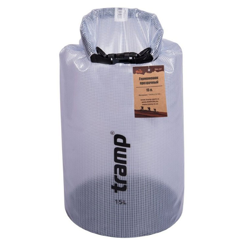 

Гермомешок Tramp TRA-197 (15л), прозрачный