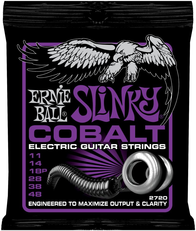 

Струны для электрогитары Ernie Ball 2720 Cobalt Slinky 11/48