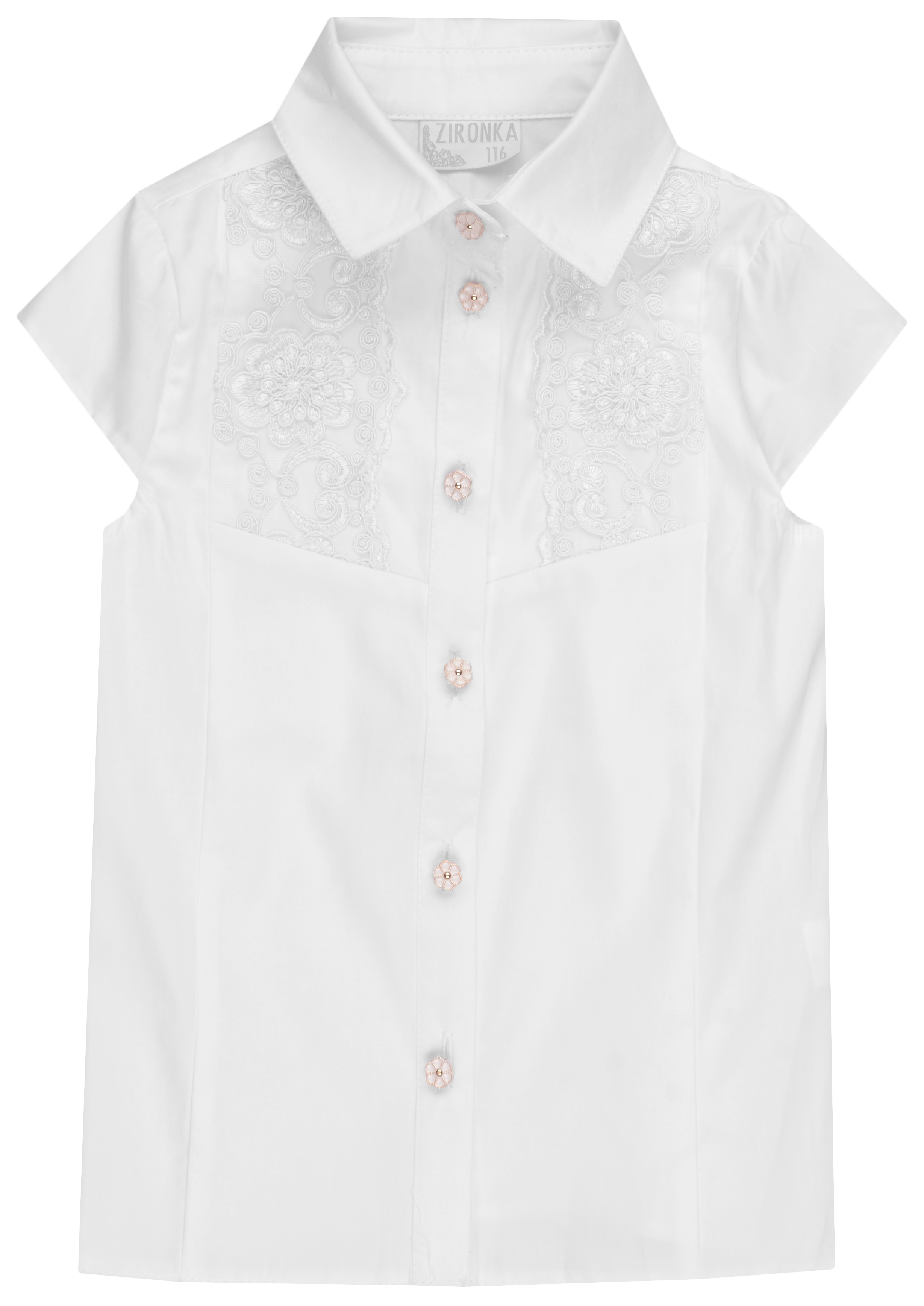 

Блузка Zironka Textile Ajour 26-9027-1 ШФ 158 см Белая (ROZ6205091776)
