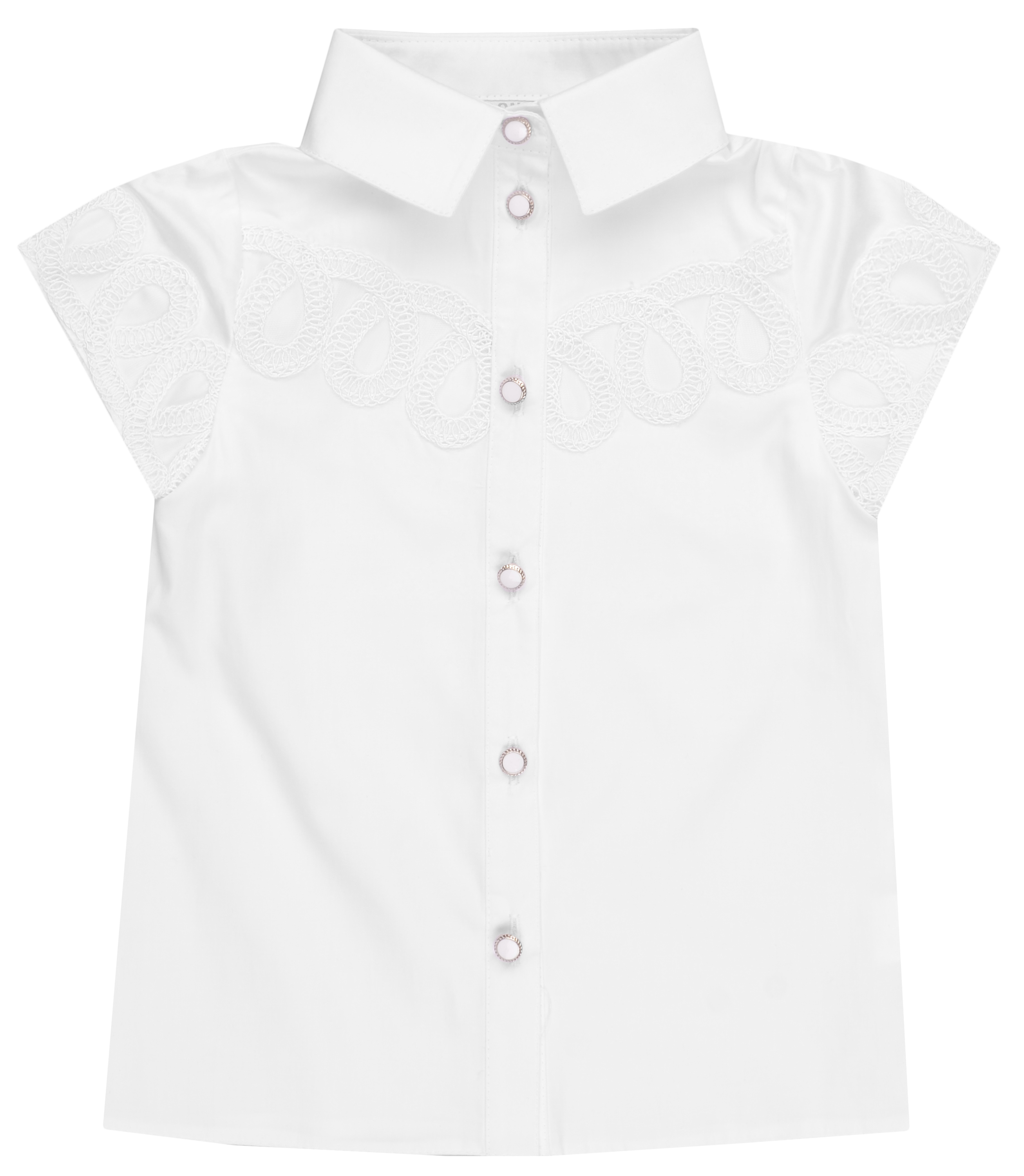 

Блузка Zironka Textile Ajour 26-9028-1 152 см Белая