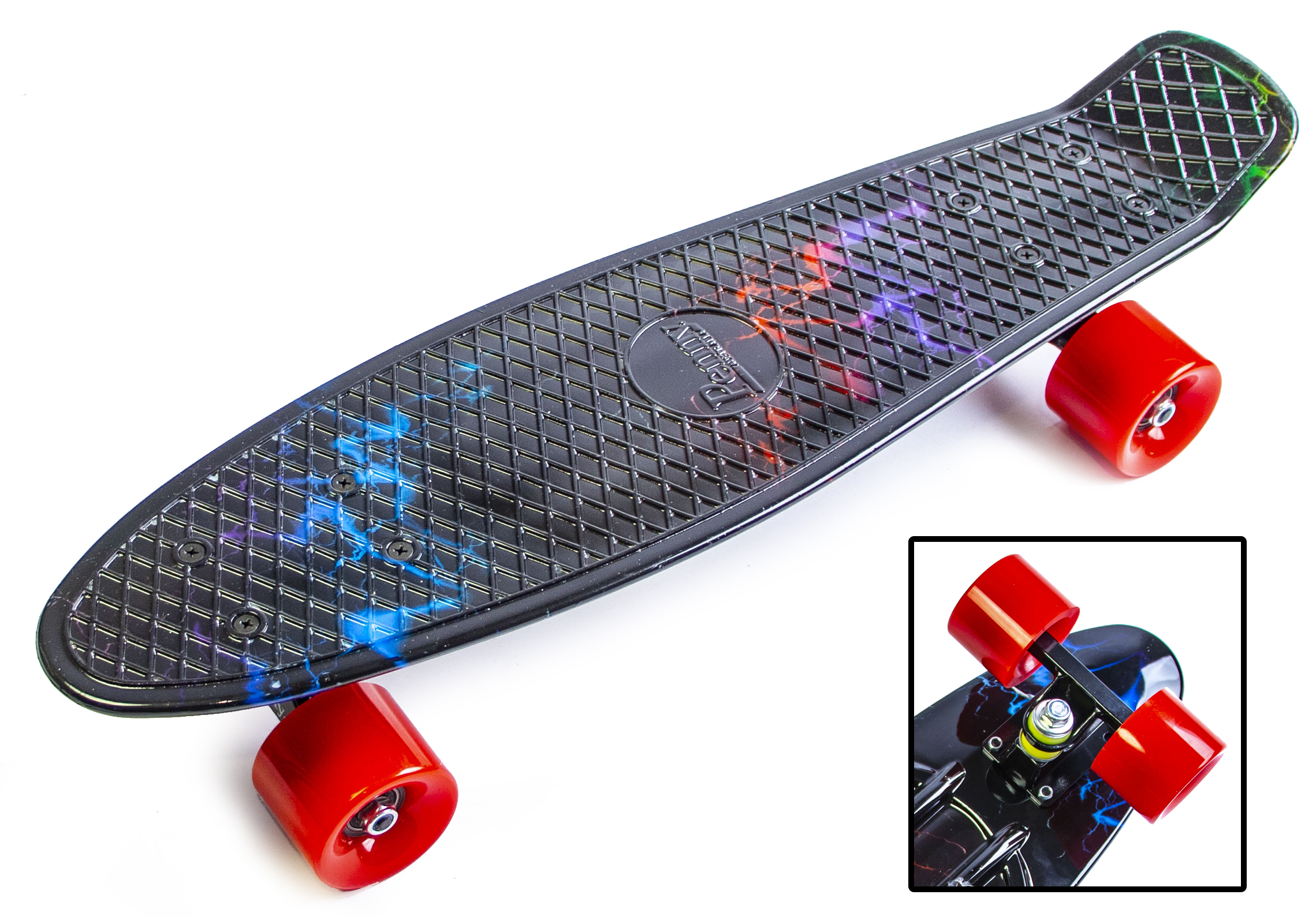 

Пенниборд Penny Board Молния Матовые колеса