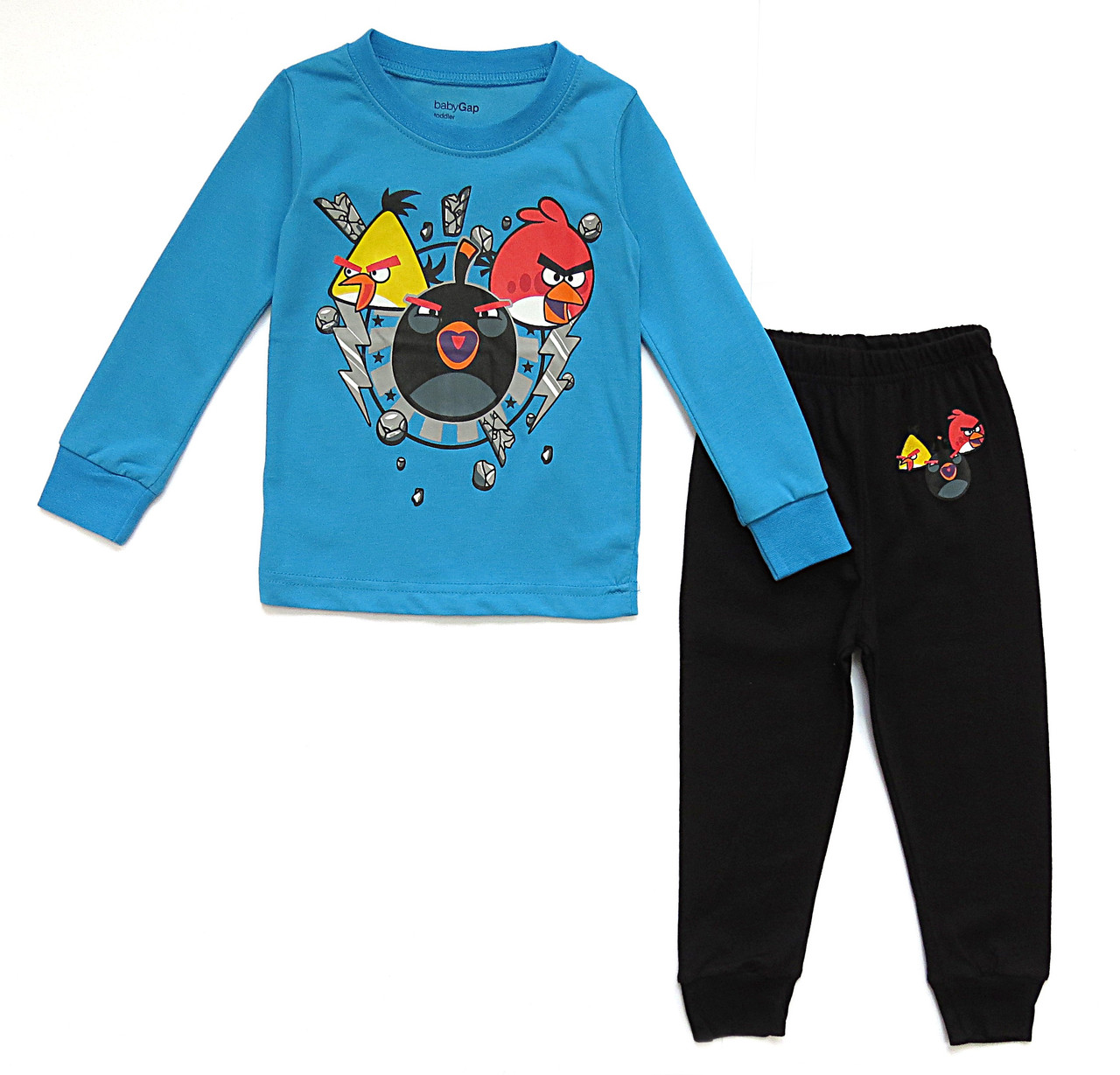 

Пижама Angry Birds Baby Gap для мальчика 90 см Синяя с темно-синим 7930