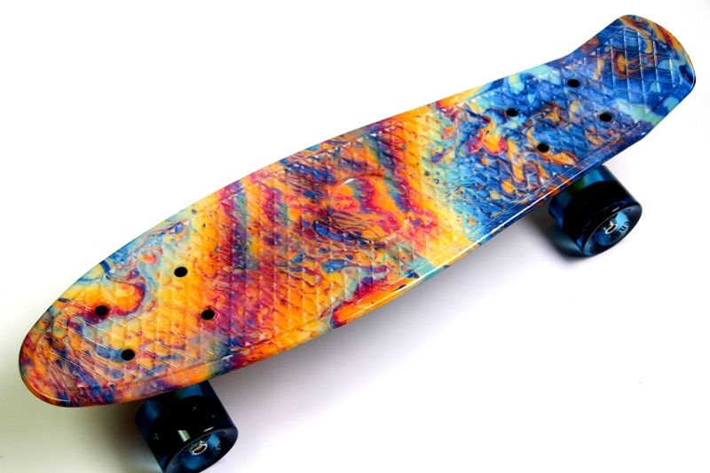 

Пенниборд Penny Board Acid светящиеся колеса