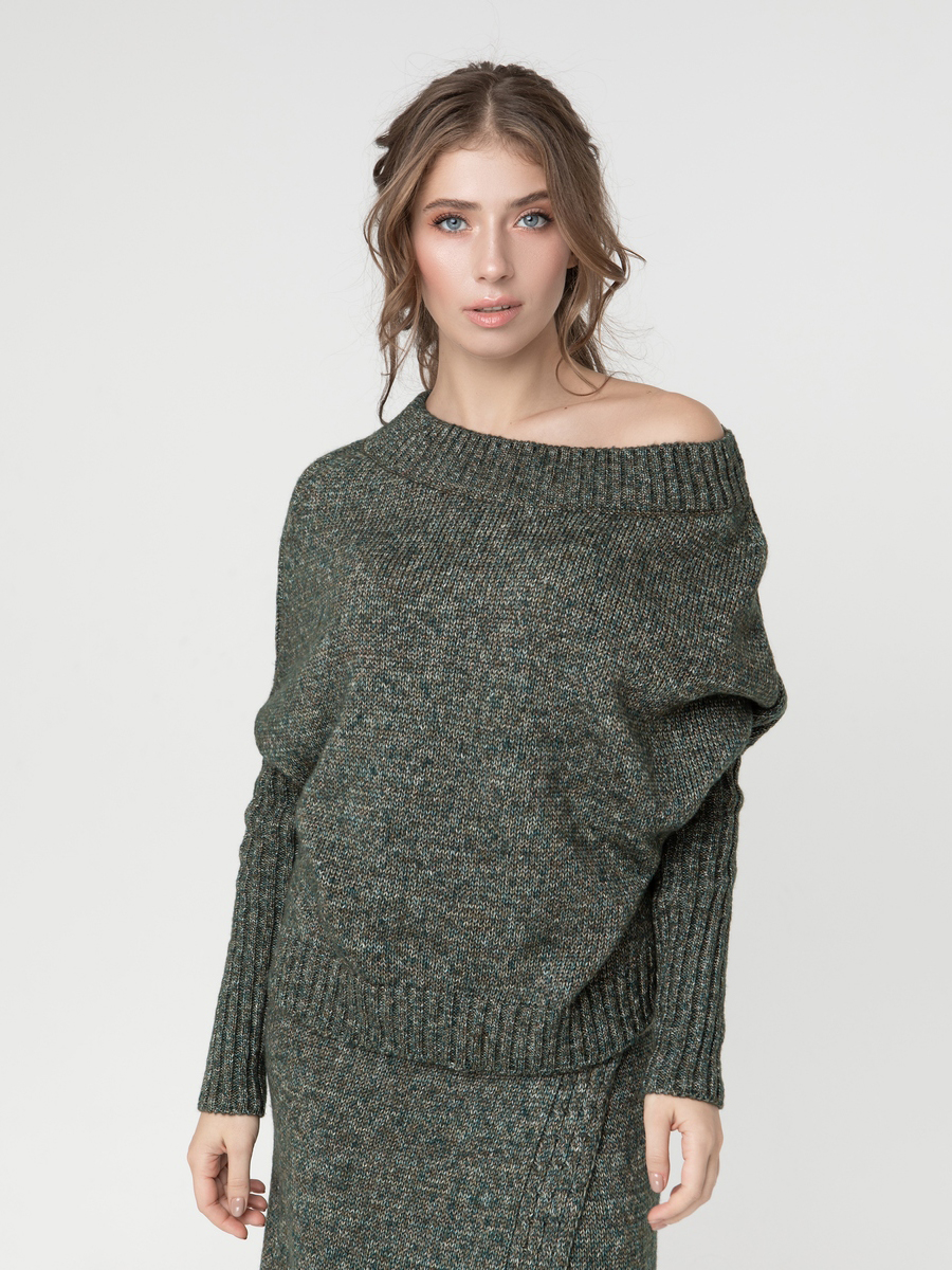 

Джемпер Sewel JW576500000 Oversize Темно-зеленый