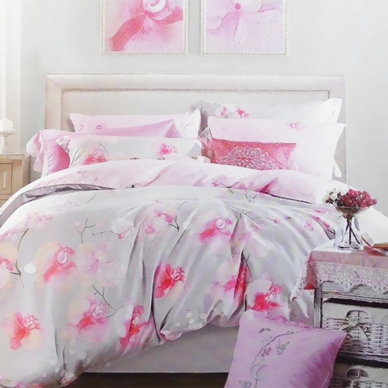 

Комплект постельного белья евро Elway 5026 Orchid