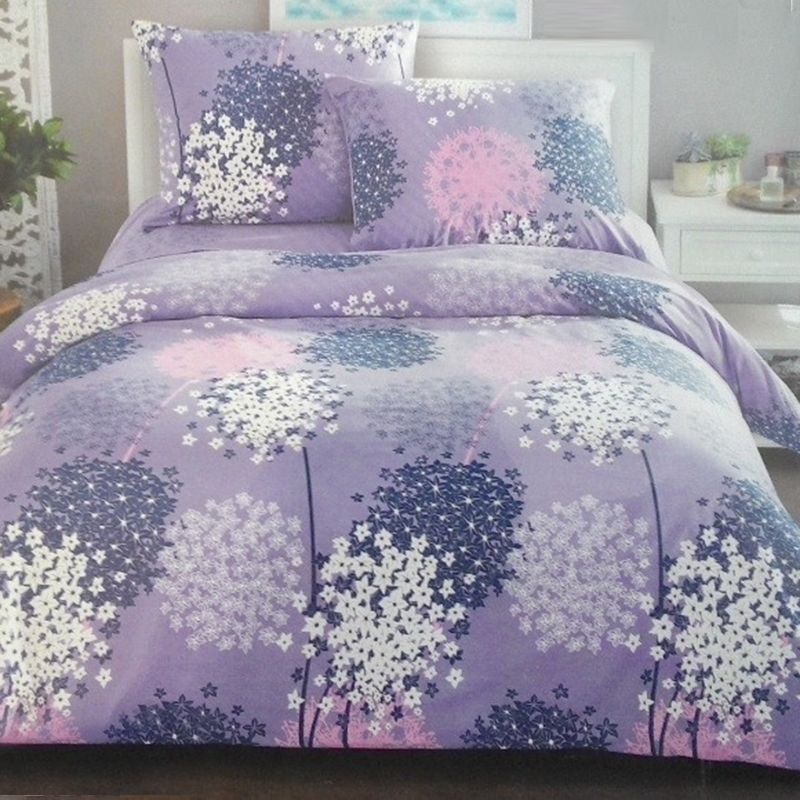 

Комплект постельного белья евро Elway 5038 Violet Dreams
