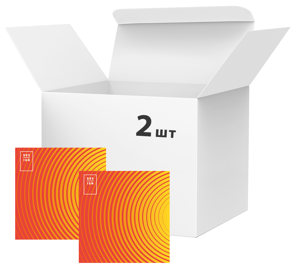 

Блокнот Аркуш Оранжевые круги 19.8 х 20.1 см в клетку 80 листов 2 шт (1NB890)