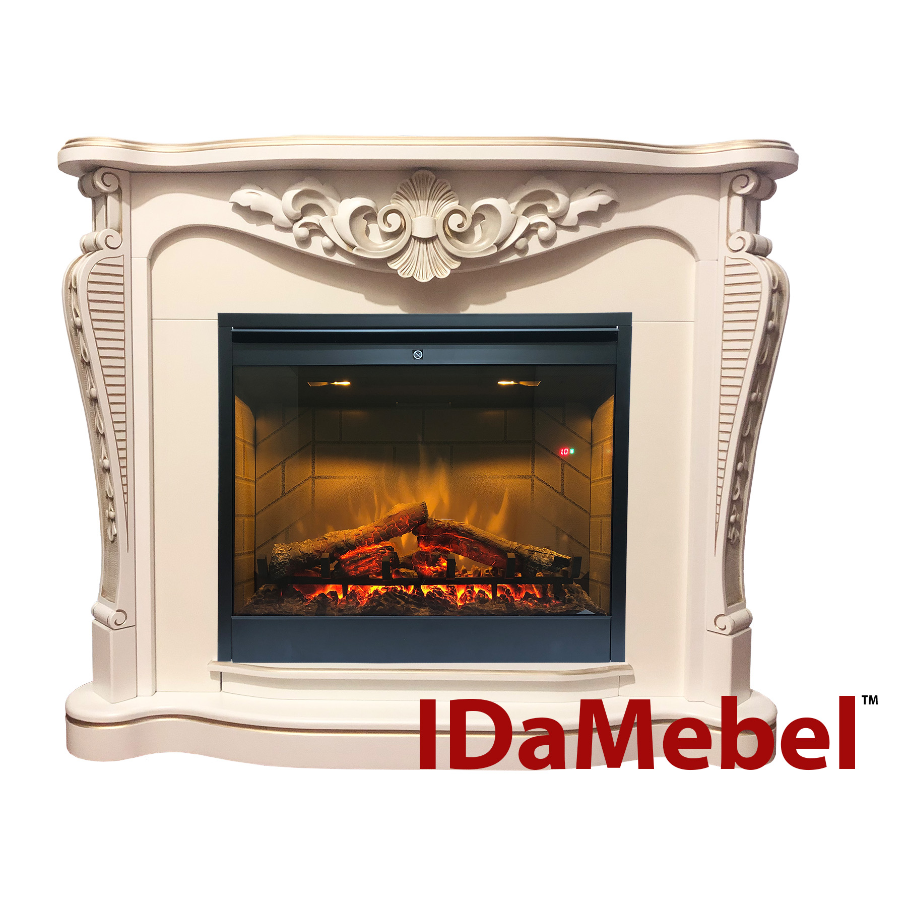 

Каминокомплект IDaMebel Dallas White Symphony DF2608