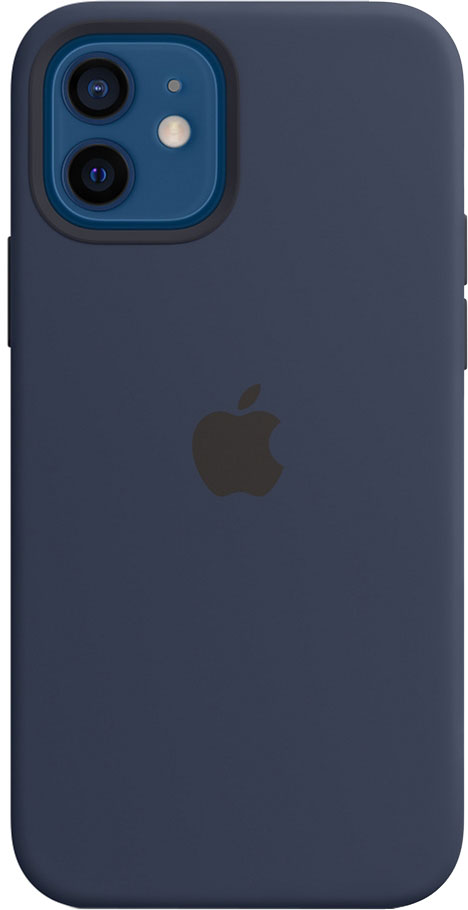 

Панель Apple MagSafe Silicone Case для Apple iPhone 12/12 Pro Deep Navy (MHL43ZE/A)