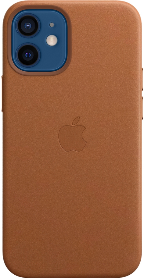 

Панель Apple MagSafe Leather Case для Apple iPhone 12 mini Saddle Brown (MHK93ZE/A)