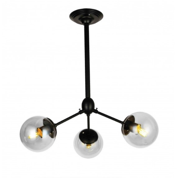

Люстра Лофт Молекула Levistella 756Pl385-3 Bk+Cl
