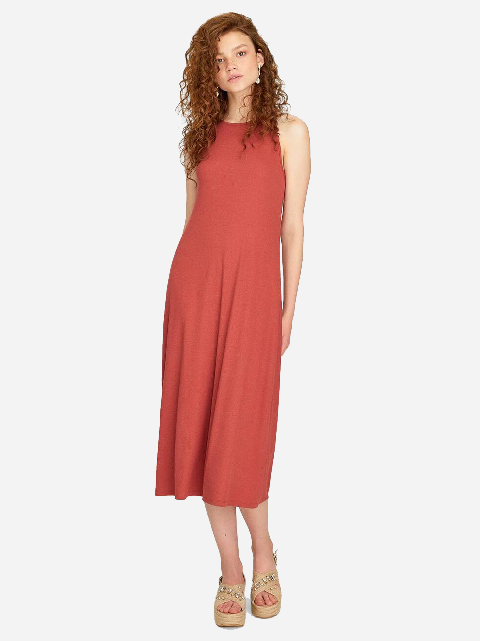 

Платье Stradivarius 02304535360 M Кораловый