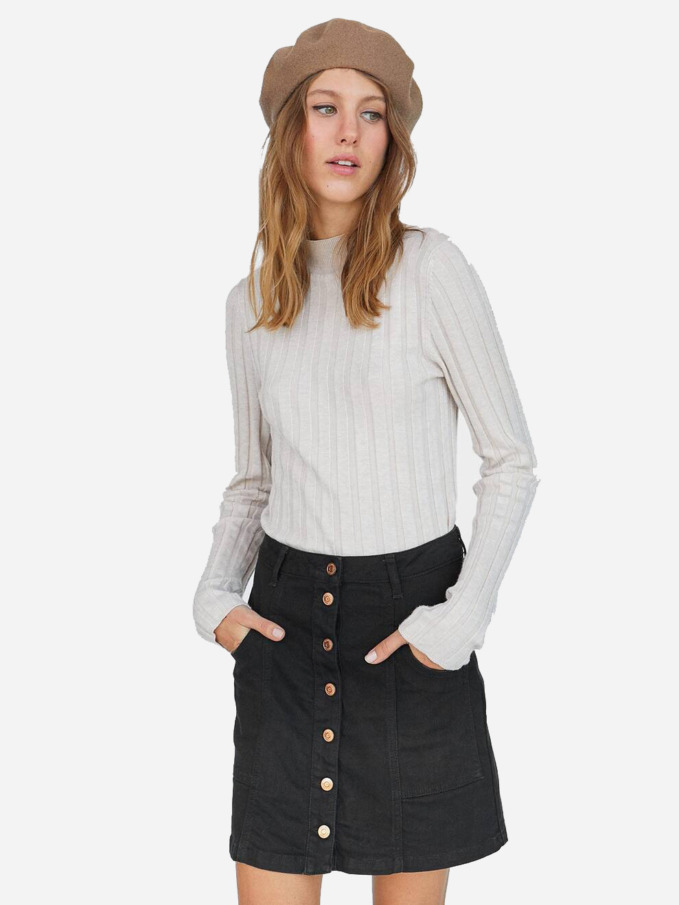 

Свитер Stradivarius 05144706431 S Серый