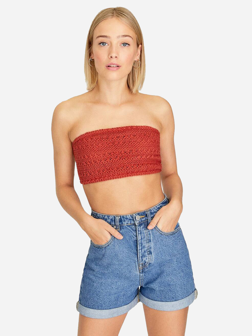 

Топ Stradivarius 00689003413 S Красный