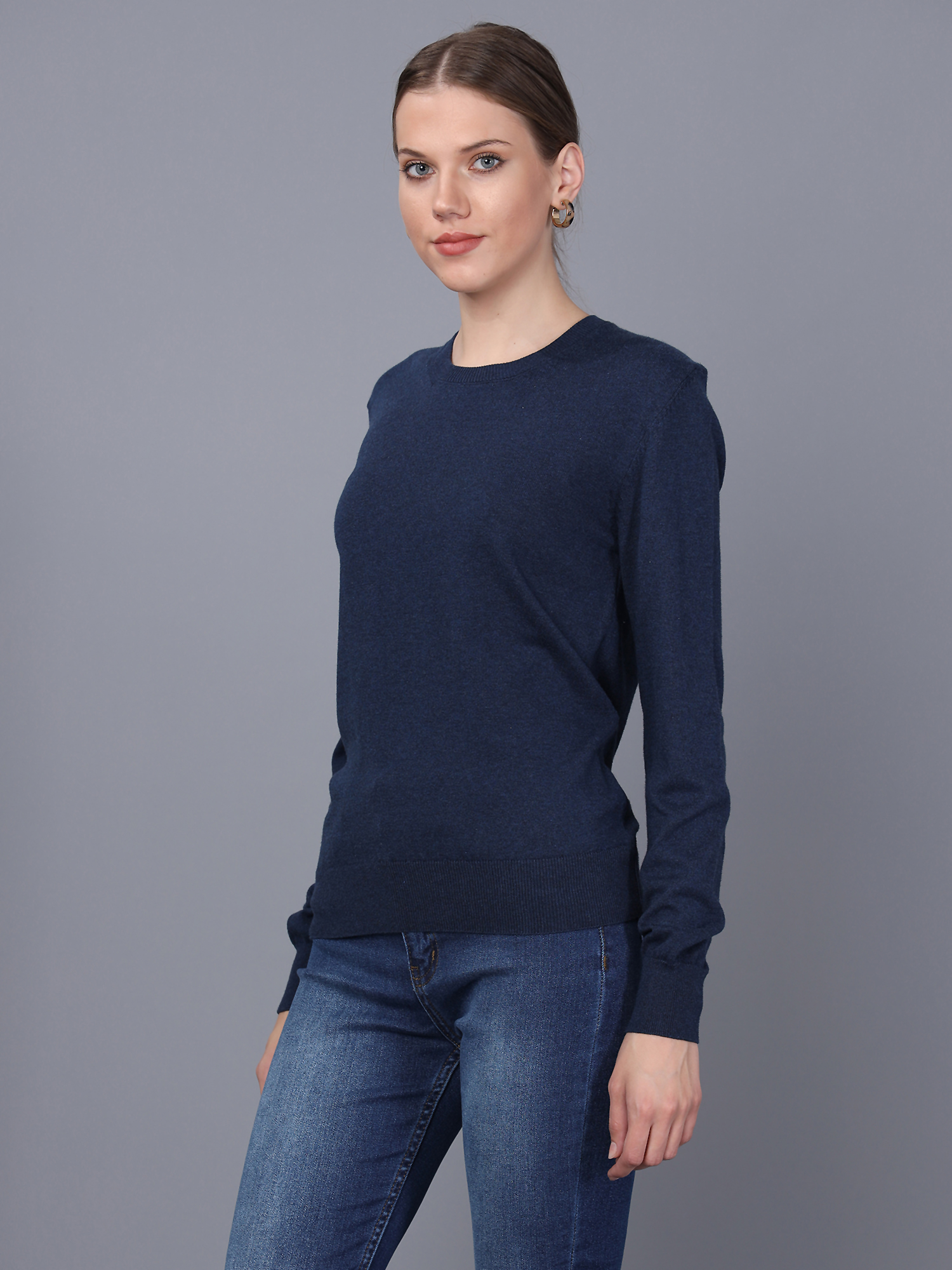 

Женский пуловер BASICS & MORE Синий XL