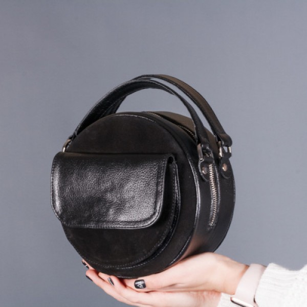 

Женская сумочка кожаная LL №901361 black