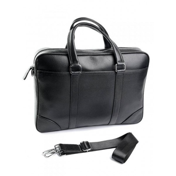 

Кожаный портфель BagMan №9904-1 Black