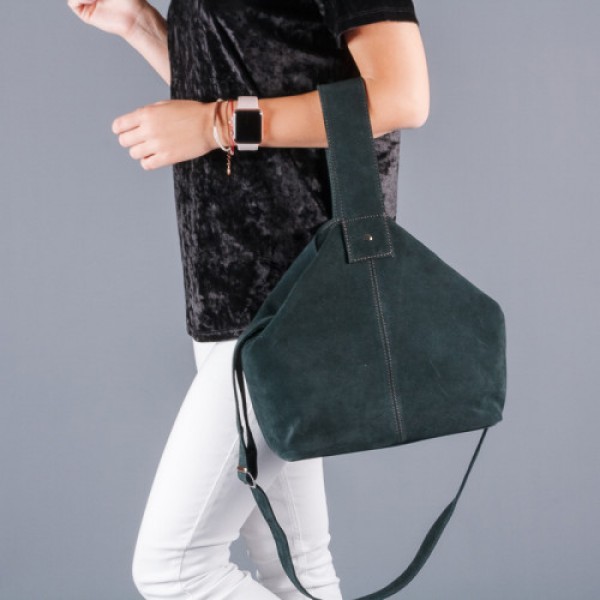

Сумка женская из замши LL №901133 green