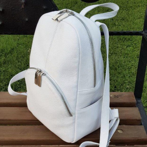 

Рюкзак женский из кожи LL №90967 white