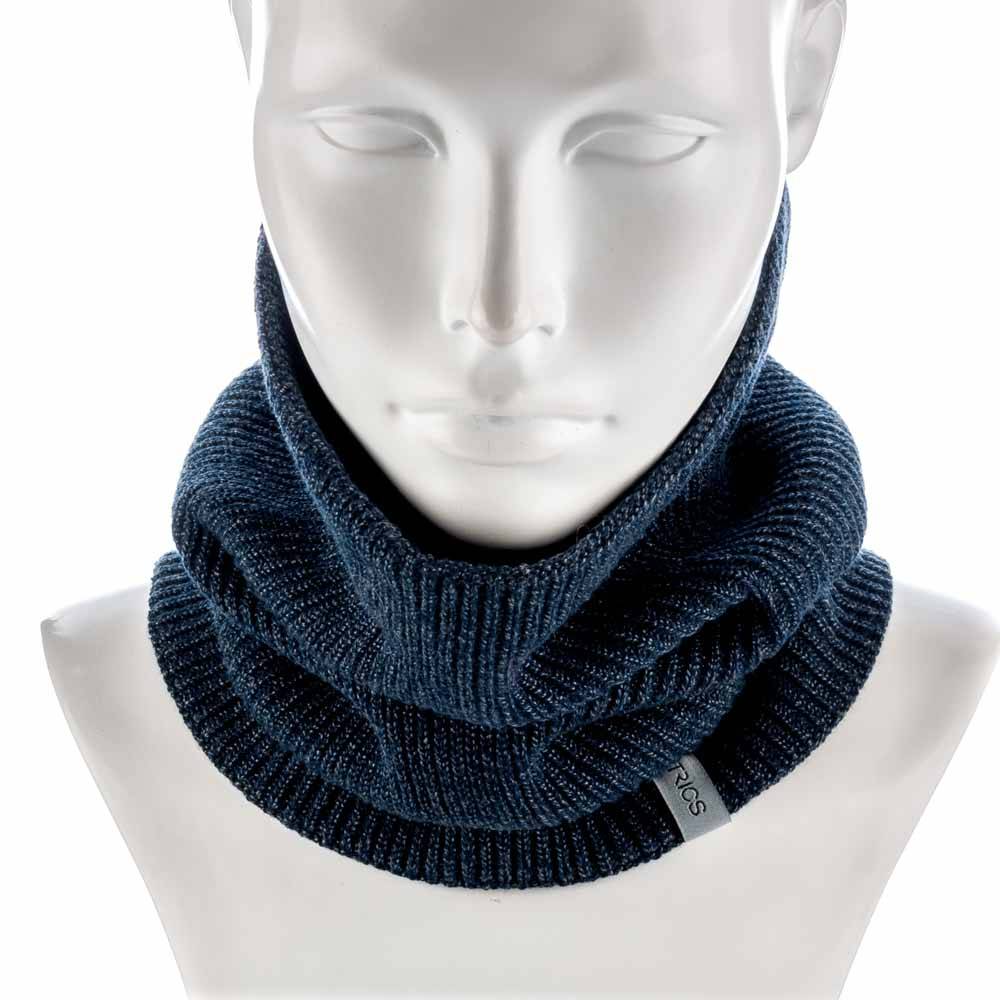 

Снуд мужской вязаный Темно Синий Мулине Atrics S-736 (ATR-55494)