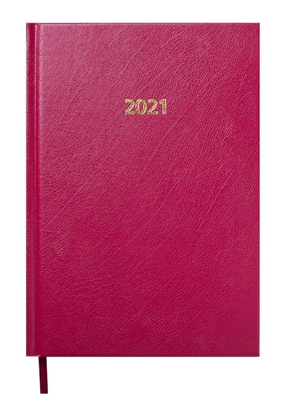 

Ежедневник датированный 2021 Buromax STRONG LOGO2U A5 бордовый 336 стр бумвинил (BM.2129-13)