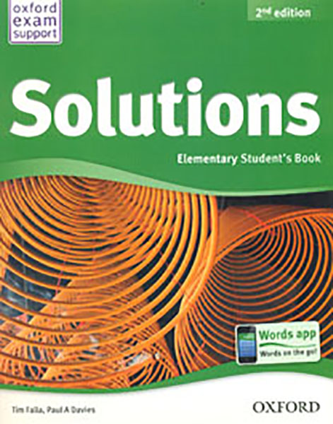 

Solutions. Elementary. Student's Book 2 nd edition