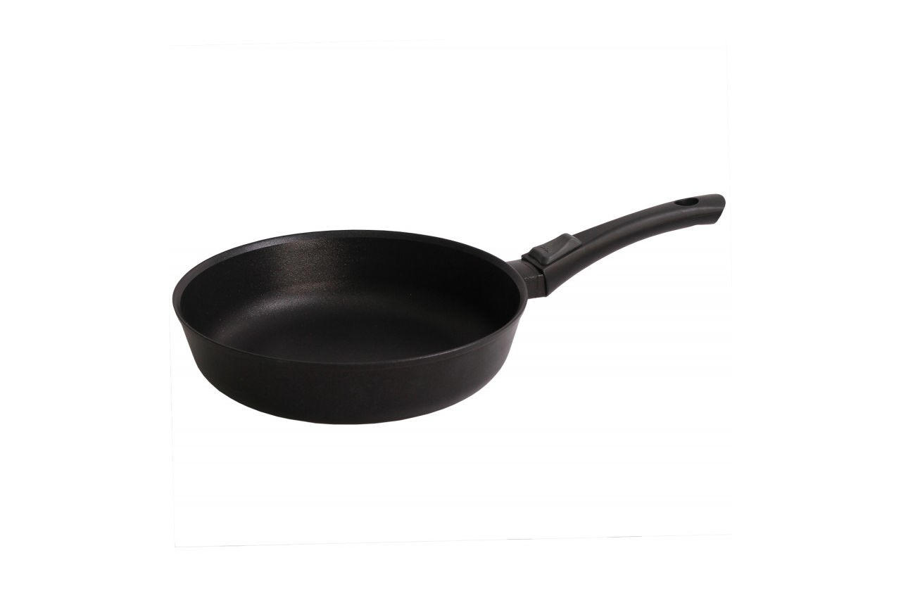 

Сковорода Биол "Классик" 220х53 мм со съемной ручкой, антипригарное покрытие Алюминий (22071П) 4101561