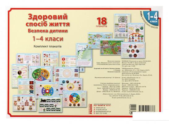 

Здоровий спосіб життя. Безпека дитини. 1-4 класи. Комплект плакатів для початкової школи (967361)