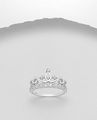 

Серебряное кольцо Корона, 12/53-701-14418/688/167, размер 16.7