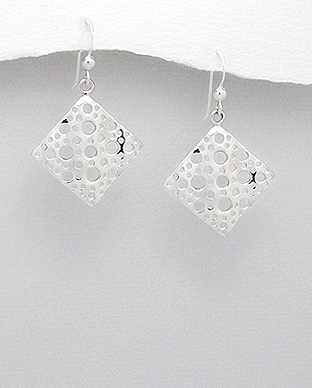 

Серебряные серьги с дырочками, 7/54-706-10643/367