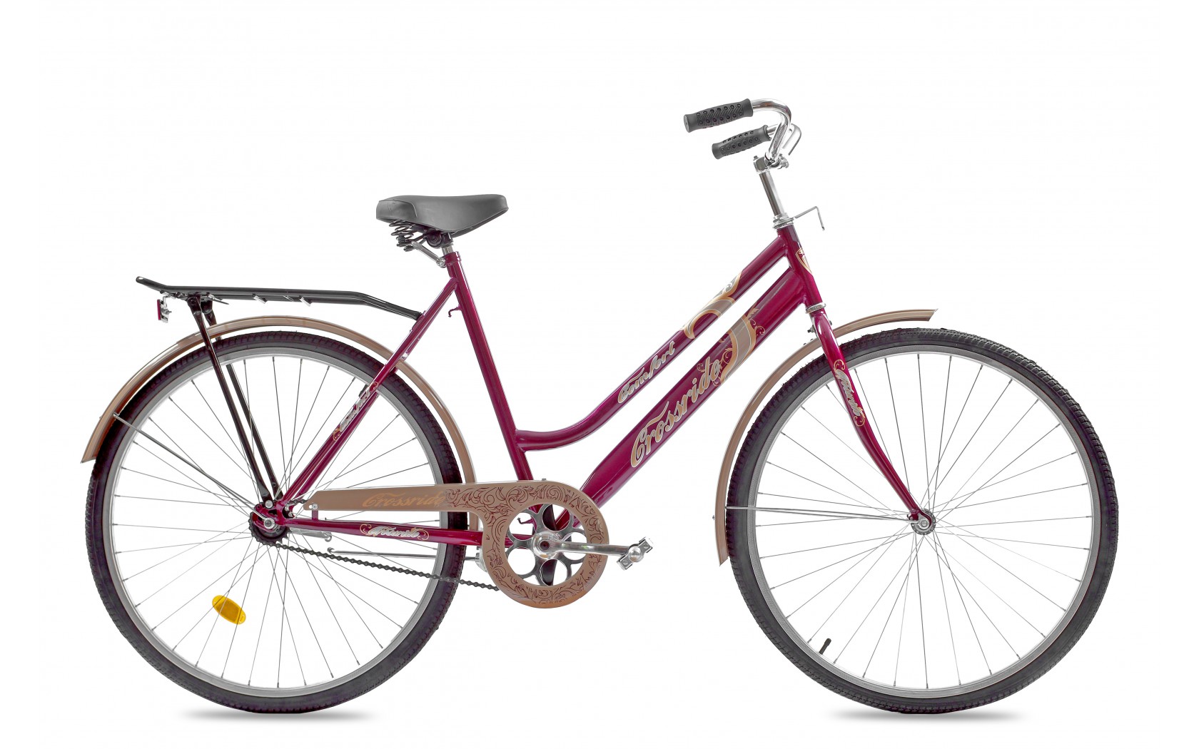 

Велосипед Crossride 28 "Comfort D, вишневый (0928)