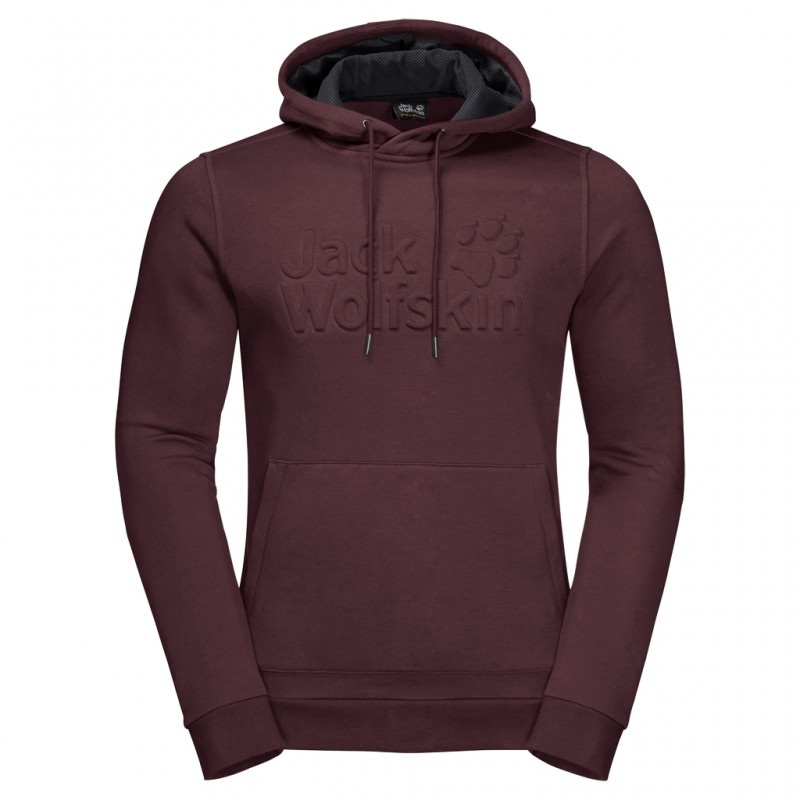 

Толстовка WINTER LOGO HOODY M Jack Wolfskin 1708021-2201 M Бордовый