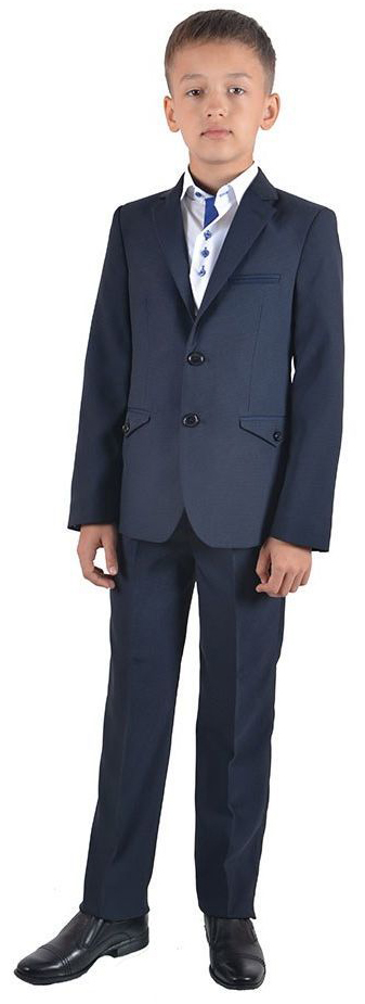 

Костюм (пиджак + брюки) Vels PD16/1 BD3 1427 146 см 38 р Темно-синий