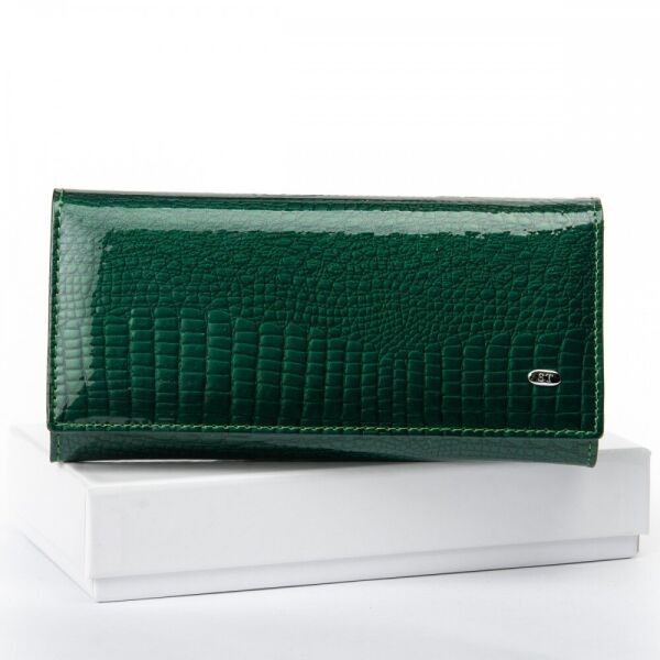 

Женский кошелек из кожи LR SERGIO TORRETTI W501 dark-green