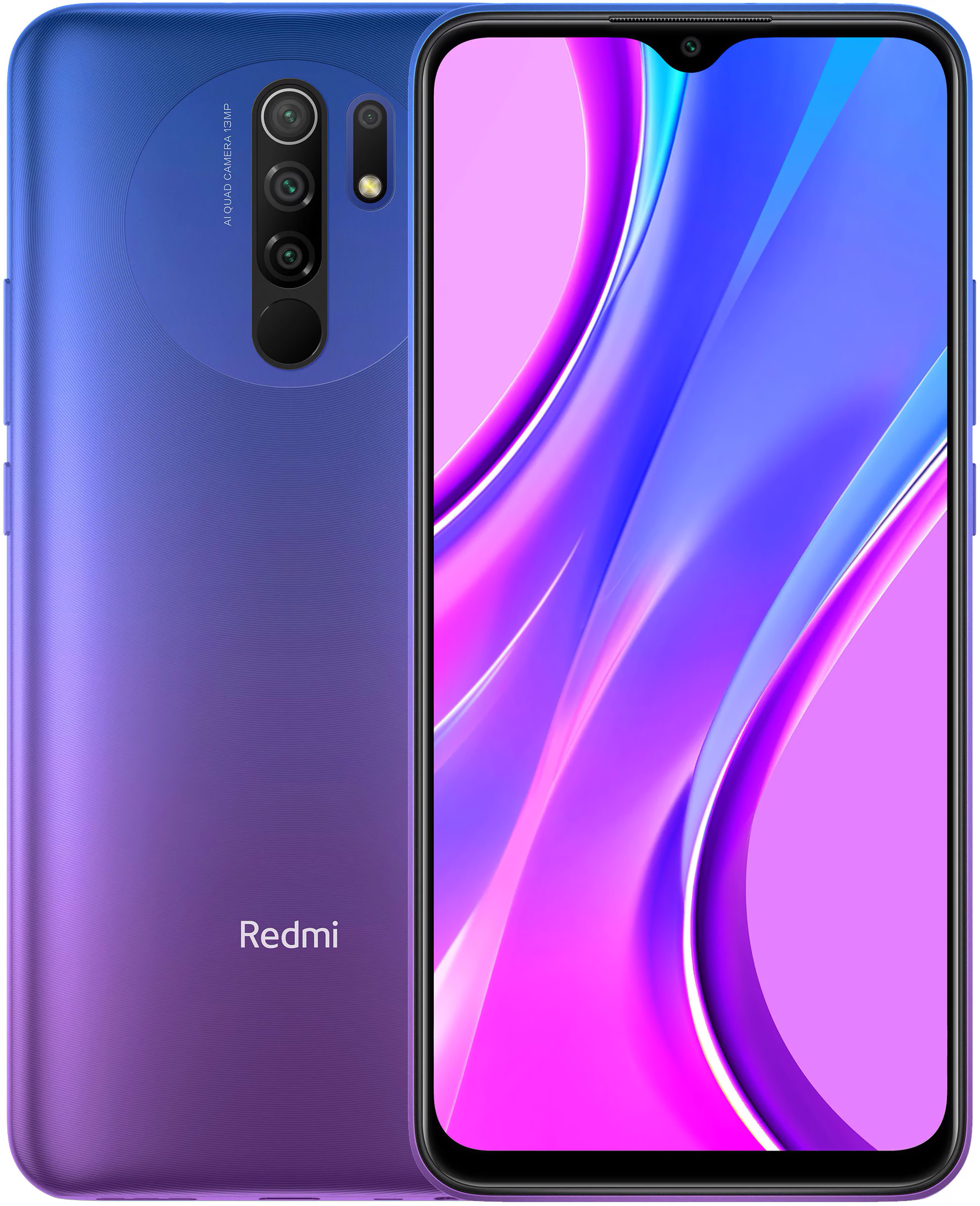 

Мобильный телефон Xiaomi Redmi 9 4/128GB Neon Blue (без NFC) (Global ROM + OTA)