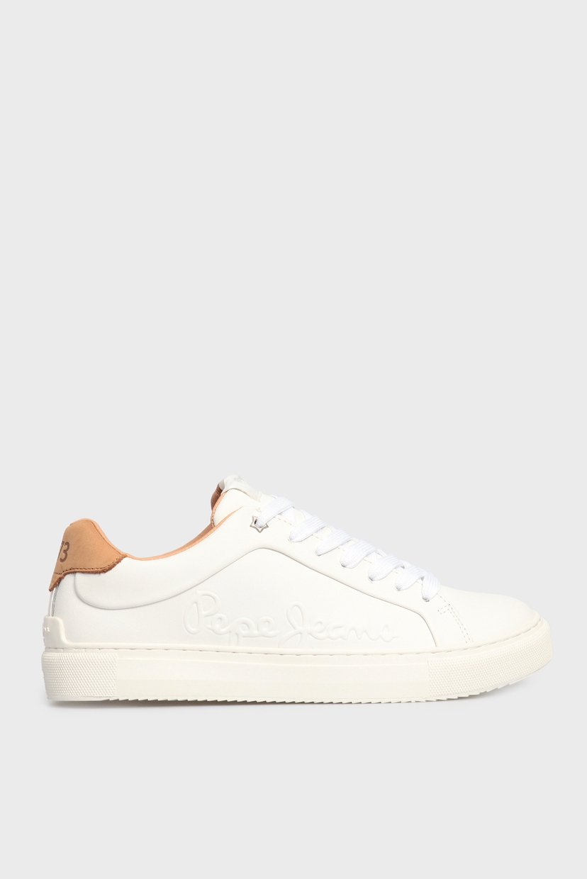 

Женские белые кожаные сникеры ADAMS LOGO20 Pepe Jeans 40 PLS31049