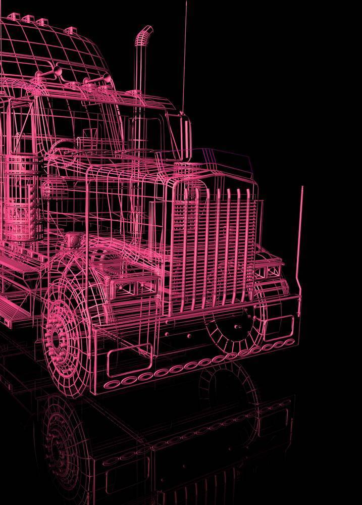 

Картина на холсте LaPrint 3D транспорт 60х90 см