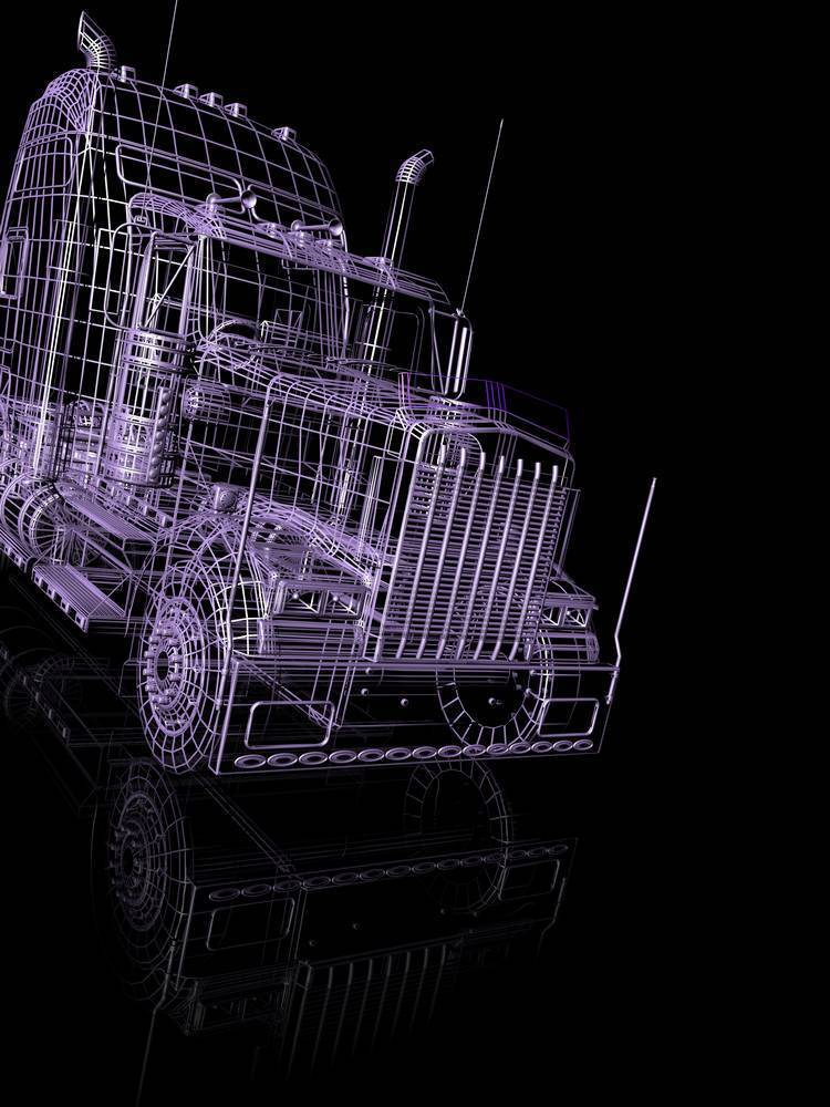 

Картина на холсте LaPrint 3D транспорт 80х120 см