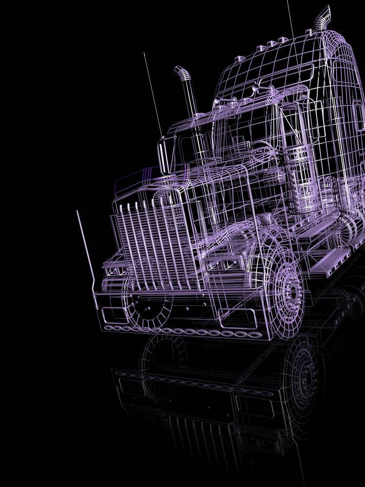 

Картина на холсте LaPrint 3D транспорт 80х120 см