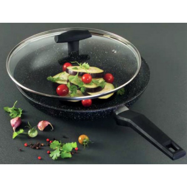 

Сковородка с крышкой Tiross TS-1252-Р 28 см