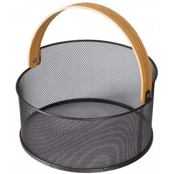 

Корзина для фруктов Husla Black 73946 17x24x17 см черная