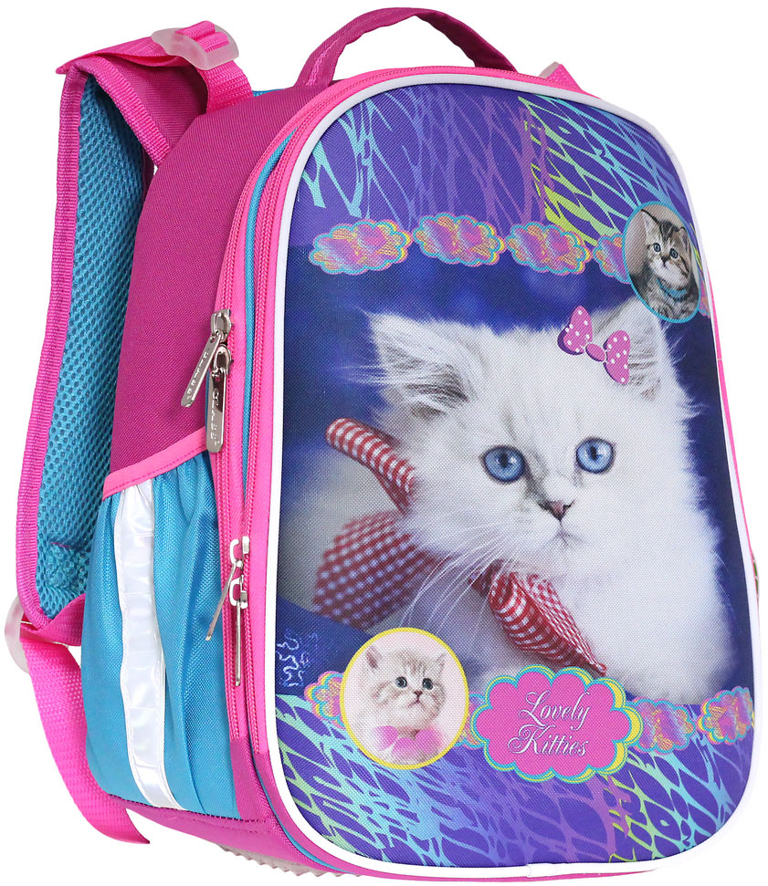 

Ранец Class SchoolCase Lovely Kitties 35 х 27 х 16 см 14 л Розовый (9956C) (8591662995602)