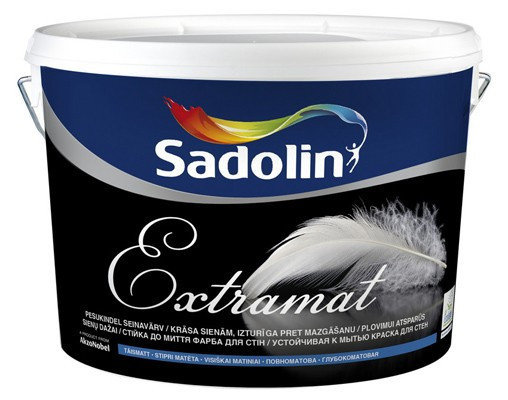 

Глубокоматовая краска для стен Sadolin Inova Extramat Белый 3 x 1 л