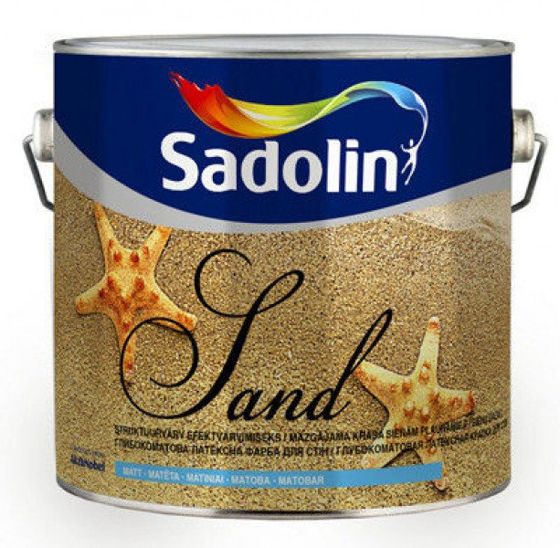 

Структурная краска Sadolin Softsand мягкий песок Белый 2.5 л